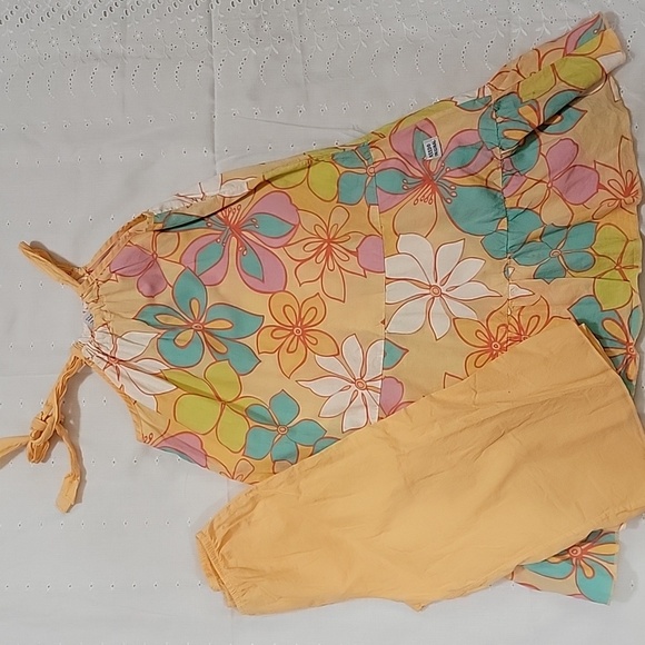 Girls Keedo Floral Matching Sets, Orange, Size 10, Pre-owned - Picture 1 of 7